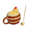 Cartoon Milk Teas Cups with Handle Ceramic Coffee Mug Lovely Capybara Coffee Cups Birthday Gift for Women and Men