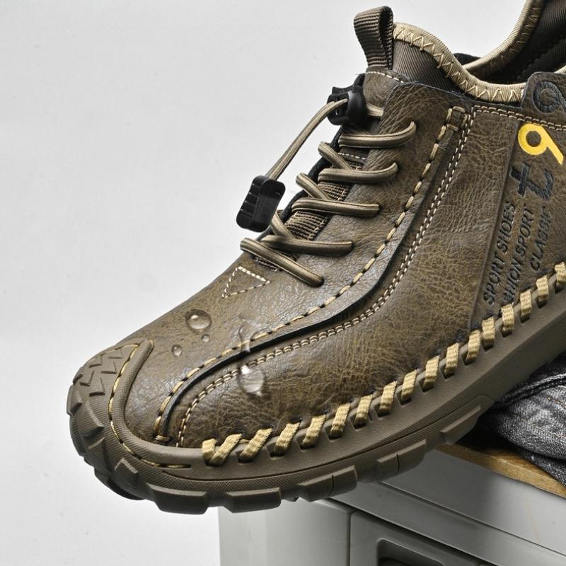 Men's Casual Shoes Versatile Genuine Leather Male Sports Shoes Leisure Soft Soles Sneakers Outdoor Men Treking Footwear Trainers