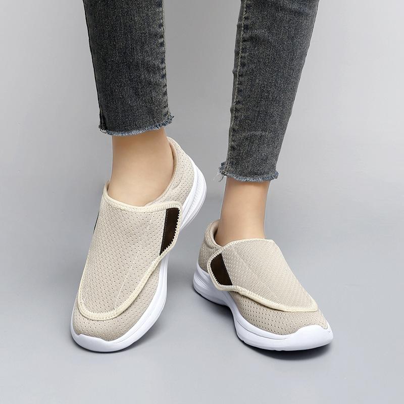 Casual Orthopedie Brede Voeten Gezwollen Schoenen Duim Eversie Aanpassen Zacht Comfortabel Diabetische Schoen Wandelschoenen