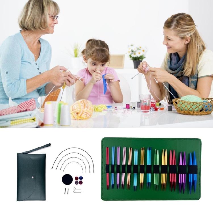 DIY Sweater Knitting Kits Interchangeable Circular Knitting Needle Tool Round Knitting Needle Knitting Kits To Beginner