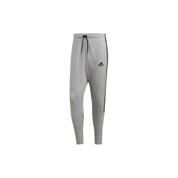 Adidas Knitted Sweatpants Men's Gray Moderate Other DQ1443