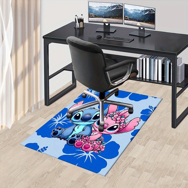 

Office Rug Stitch, Lilo theme 3D Printed Anti-Slip Rug-Machine Washable for Living Room 60cm by 90cm