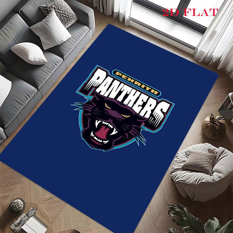 Penrith Panthers Roar Carpet Rug for Living Room Bedroom Home Sofa Decoration,Kids play Nonslip Floor Mat