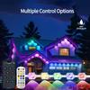 Smart Eave Lights Permanent Outdoor LED Lights App/Remote Control DIY Scene Mode IP67 Waterproof for House Roof Party Decor