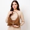 New Women's Natural Suede Leather Shoulder Bags Female Soft Cowhide Durable Crossbody Bag Ladies Fashi Trend Commute Handbags