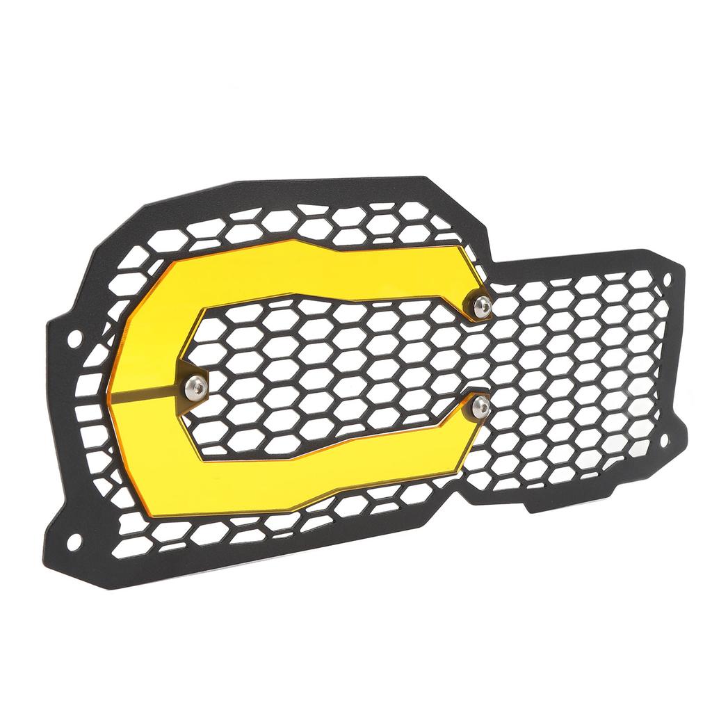 Motorcycle Headlight Protector Cover Stainless Steel Modern Long Lifespan for F800GS F650GS F700GS F800R Yellow