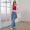 GASMAM 2023 Winter Down Jackets Women Warm Long Classic Zipper Lacing Design Pocket Hooded Slim Parkas Female Coats Parka 83300