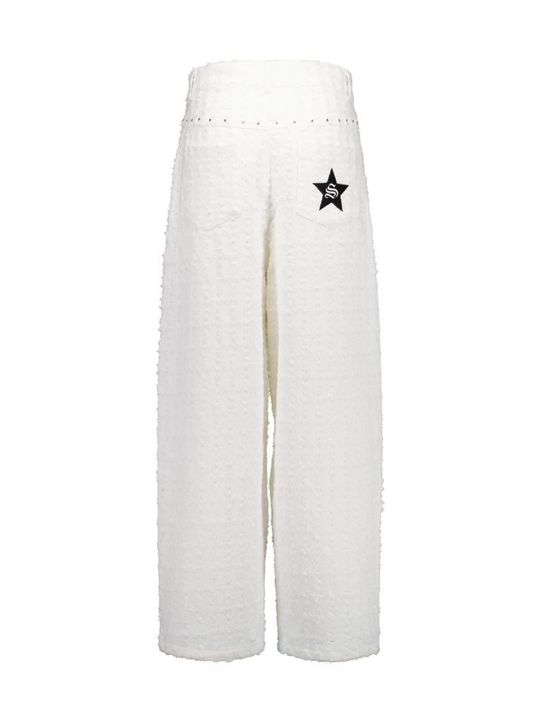 SETUP-EXE Destroyed Pants / Off White
