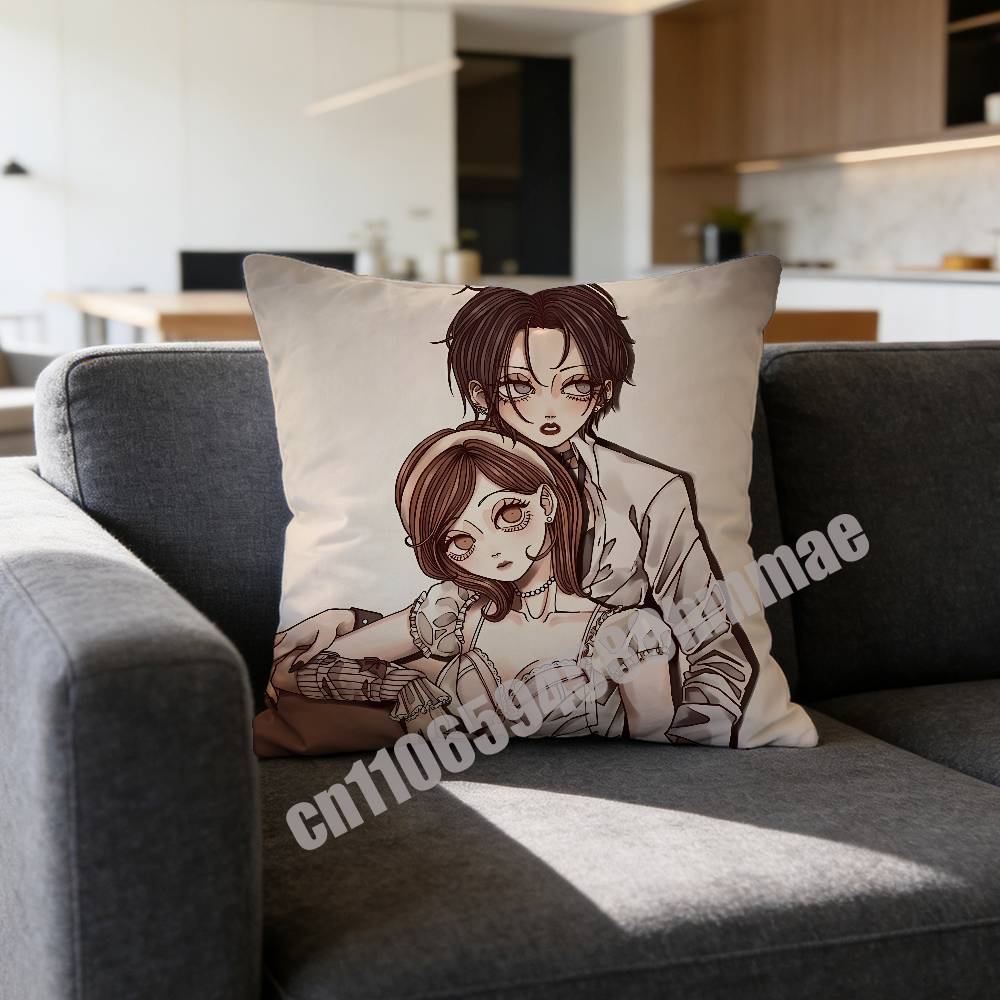 For Ren Nana Osaki Yasushi Shin Throw Pillow Case Sham 45X45Cm Decoration Square Sofa Pillowcase Pad Cover