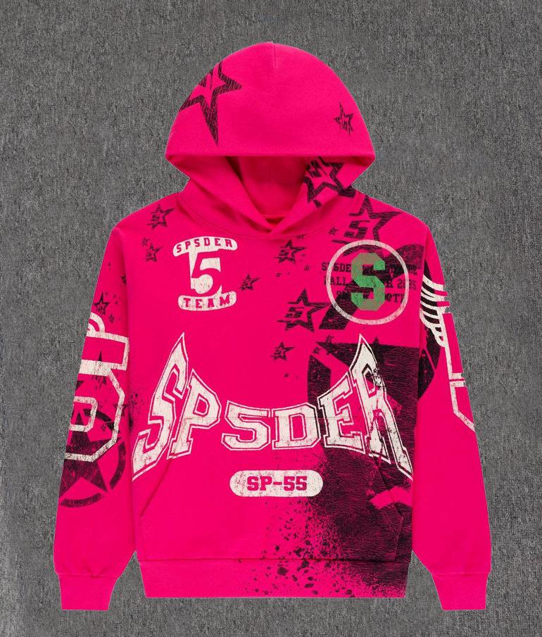 High-Quality 420G Sp5der Hoodie: Trendy European & American Sweatshirt