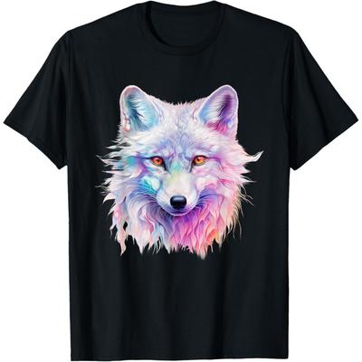 Colorful Arctic Fox T-Shirt
