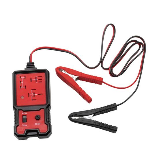 Kfz-Relaistest, Auto-Relais-Diagnosetool, kompakte Größe, tragbar, sicher zu verwenden, 12 V/24 V A/C-Relaistest