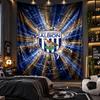 Wall Hanging Tapestry West Bromwich Albion Football Print Cloth for Living Room Bedroom Home Decor