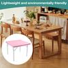 Square Table Cloth Square Fitted Table Cover Stretch Desk Topper 34x34 Inch Stretchable Cocktail Tablecloth For Camping Outdoor