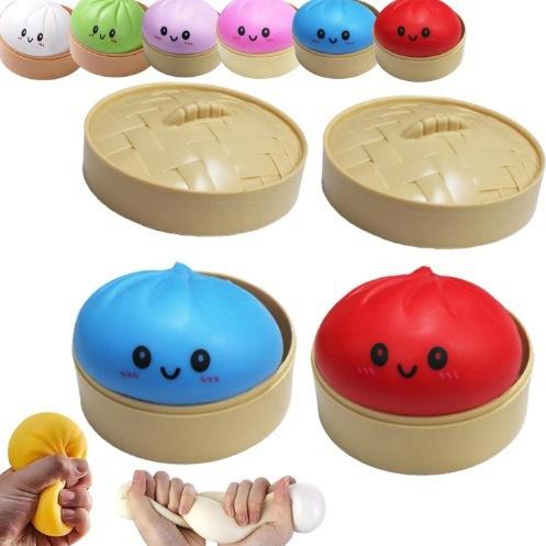 Simulation Barbecue Bag Toy Cute Food Decompression Bun Ins Pinch Music Douyin Internet Celebrity Same Vent Artifact