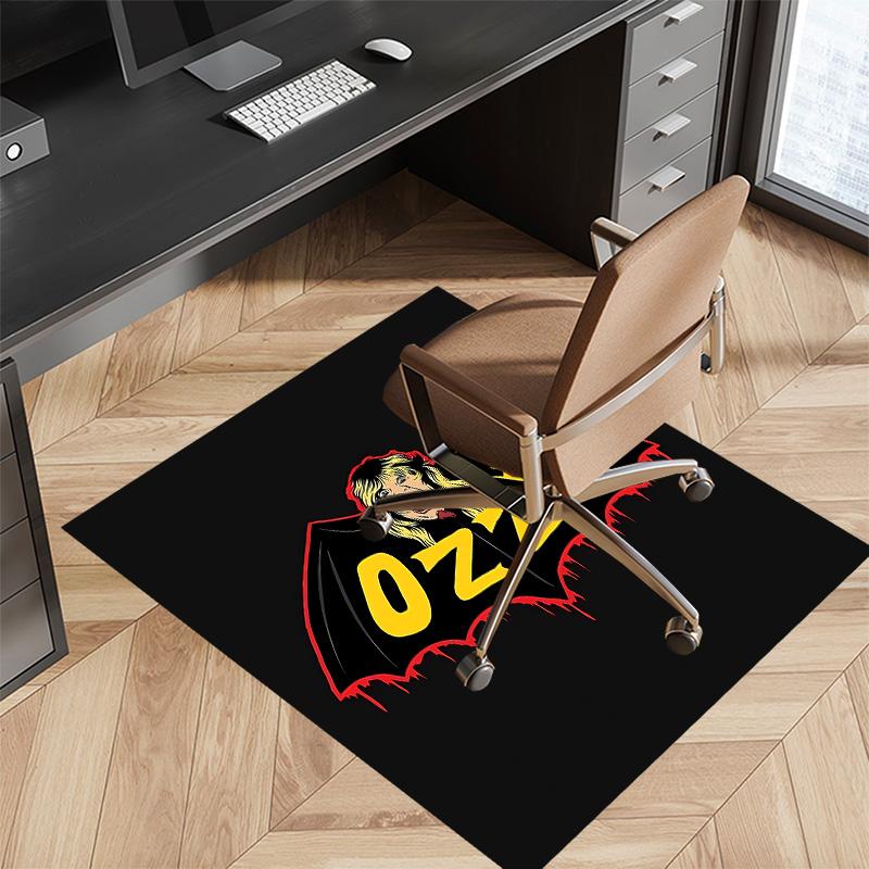 Ozzy Madman2 Printed Absorbent Washable Carpet, Non-Slip Bathroom Mats, Kitchen Rugs, Yoga Mat,Living Room Entrance, Camping Picnic Rugs