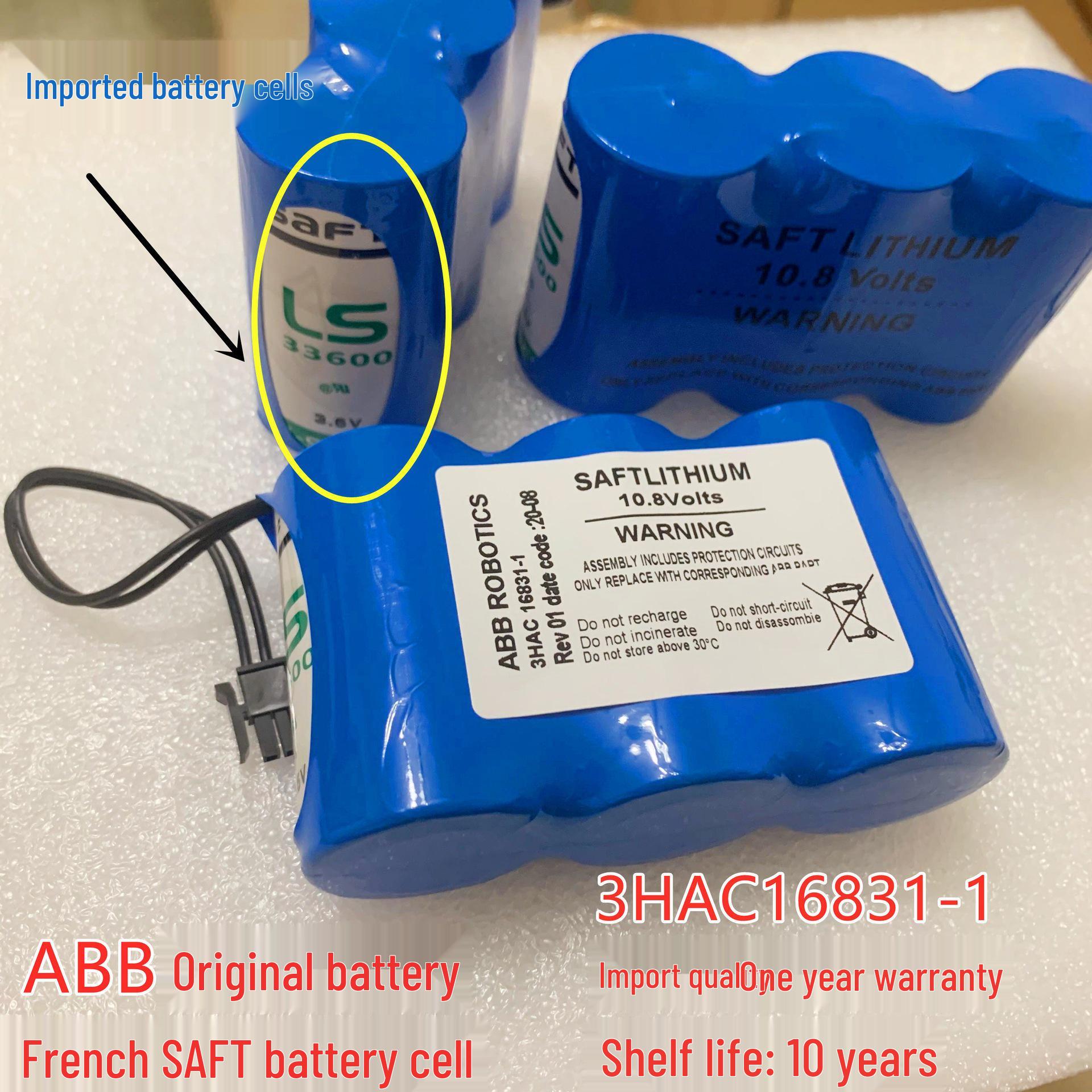 SAFT 1410 CPU Battery 3HAC16831-1 10.8V Erzhe