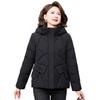 YUZHAOLIN Women's Mid-Aged Winter Hooded Padded Short Coat