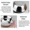 Baking Kneading Bowl Round Stainless Steel Bowls Thicken Multiple Sizes Soup Bowl Washing Fruit Bowl Prep Bowls Serving Bowls