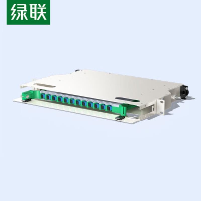 UGREEN 12-Port 12-Core SC Single-Mode ODF 1U Fiber Patch Panel