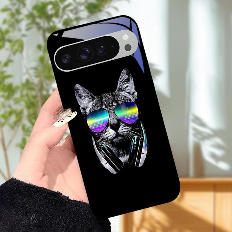 Für Google Pixel 8 8a Glas Handyhülle Pixel8 Pro Gehärtetes Glas Handyhülle Für Google Pixel 7a 7 Pro Pixel7 Stoßfeste Hüllen