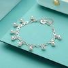 925 Sterling Zilver Kralen Bal Bel Ketting Armband Voor Vrouwen Bedel Bruiloft Verloving Feest Mode Sieraden