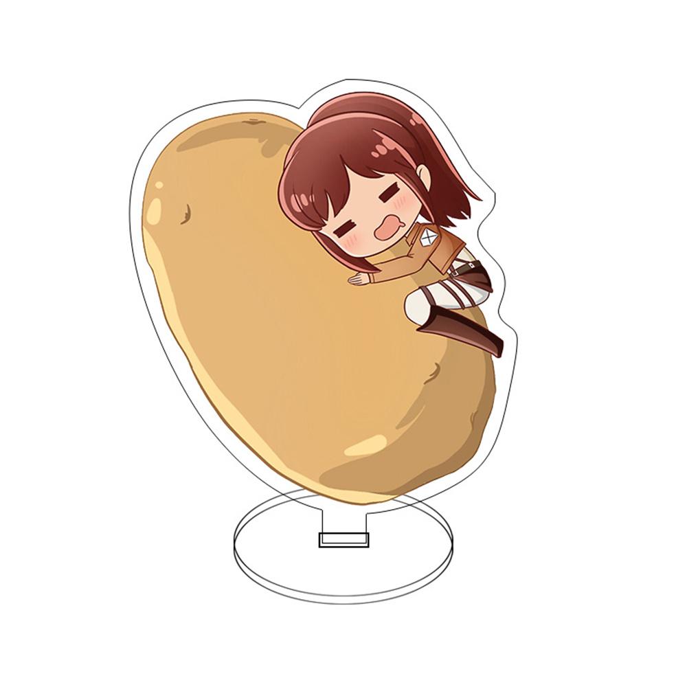 Charm Anime Fans Gifts HD Figure Attack on Titan Alan Yeager Hanji Zoe Acrylic Stand Model Desktop Decoration Series 15cm