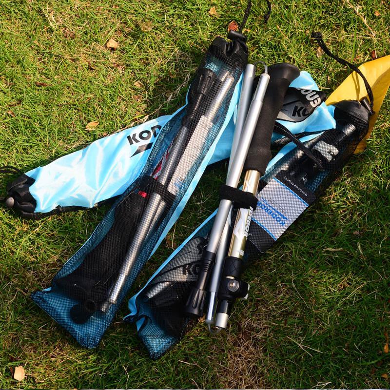 Aluminum Alloy 5-Section Folding Trekking Pole