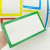 250pcs Colorful Self Adhesive Large Label With Blank Self-adhesive Sticky Note Stickers Name Handwritten Large Rectangular Label