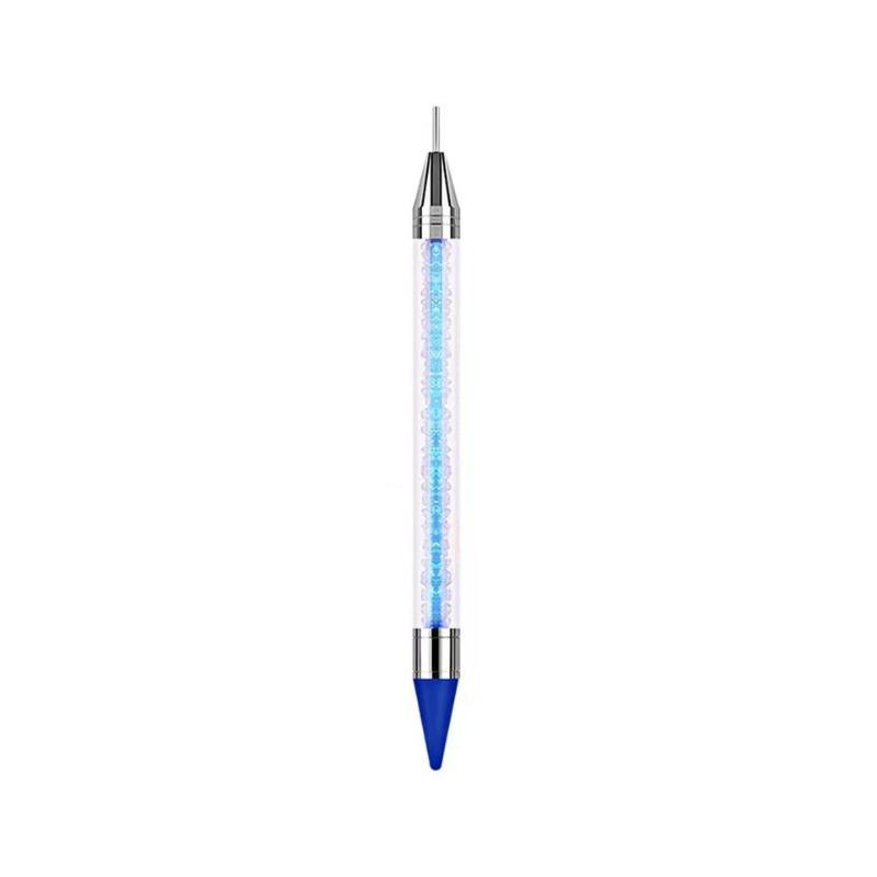 Dual-Ended Applicator Pencil Nail Dot Rod Rhinestone Picker Wax Pen Diamond Picker Stick For Rhinestones Dotting Tool
