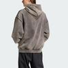 adidas Premium Essentials Retro Washed Hoodie Black Men Streetwear JD0245