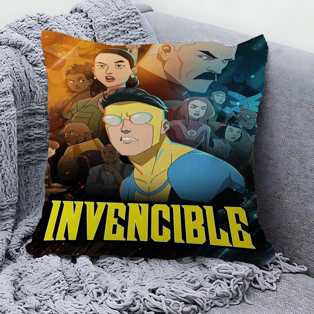 I-Invincible Cartoon Pillow Gift Home Office Decoration Pillow Bedroom Sofa Car Cushion CoverPillow Case