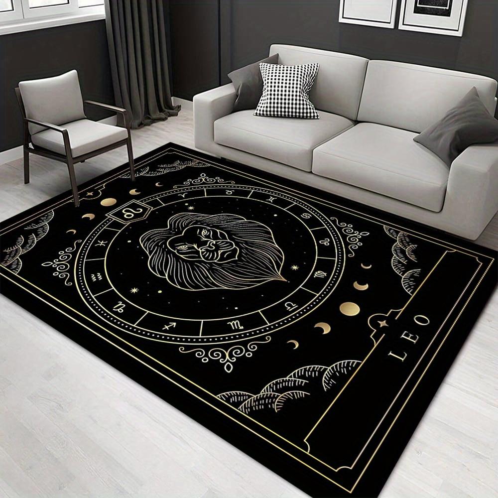 

1pc 1339393773Pattern Carpet, Area Rug For Living Room Bedroom Room Bed Chair Laundry Entryway Corridor Yard Non-slip Outdoor Camping Rug Fl 60cm by 90cm