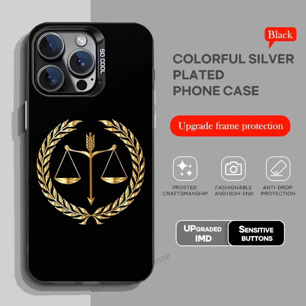 Law Lawyer Judge Justice phone Case for iPhone 17 11 12 Pro Max Plus Mini Air SE  16e 14 15 16 13 Soft Shell