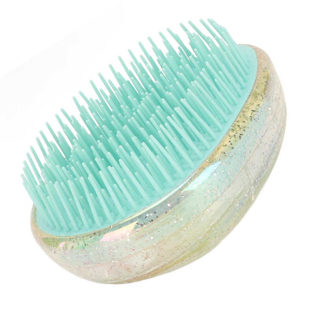 Portable Egg Shape Hair Brush Soft Detangling Hair Brush Massage Detangling Brush Home Use