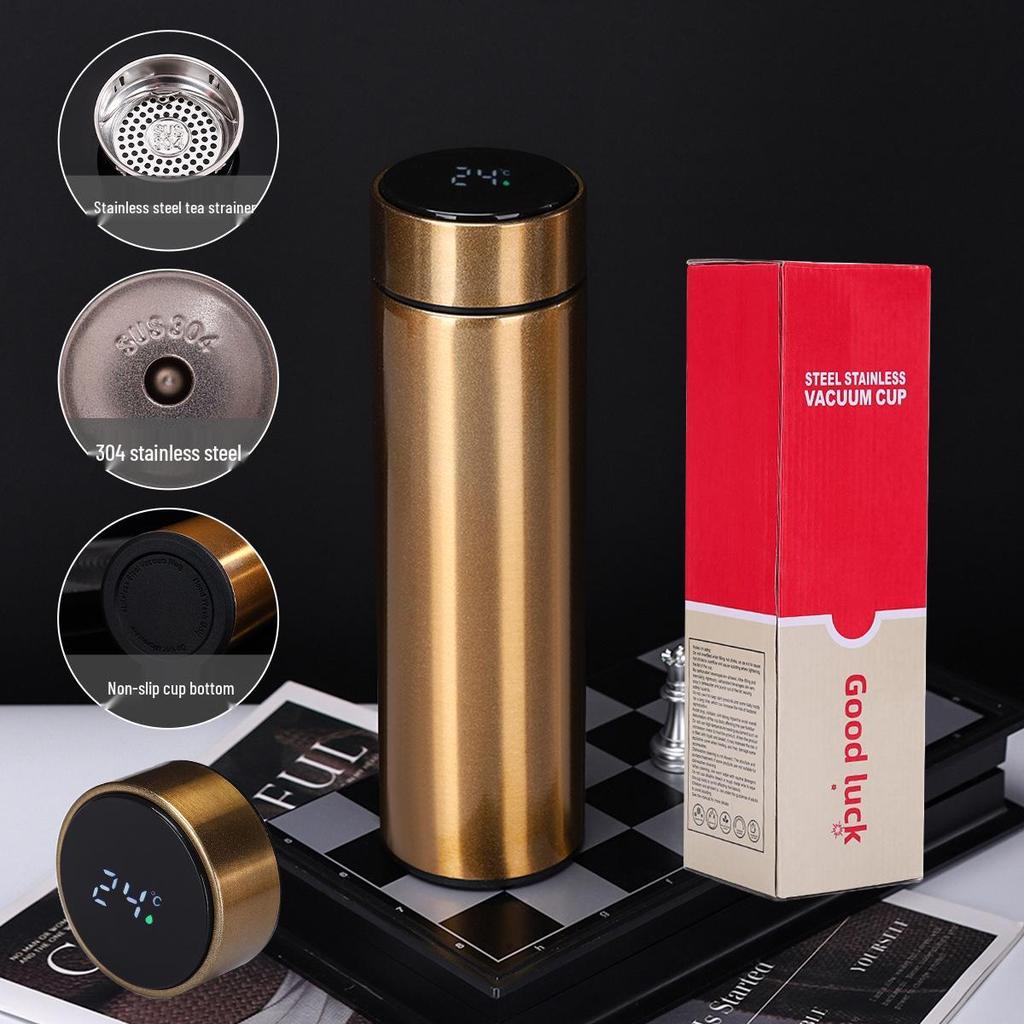 316 Stainless Steel Insulated Smart Water Bottle - Large Capacity, Portable, Customizable Gift for Men & Women