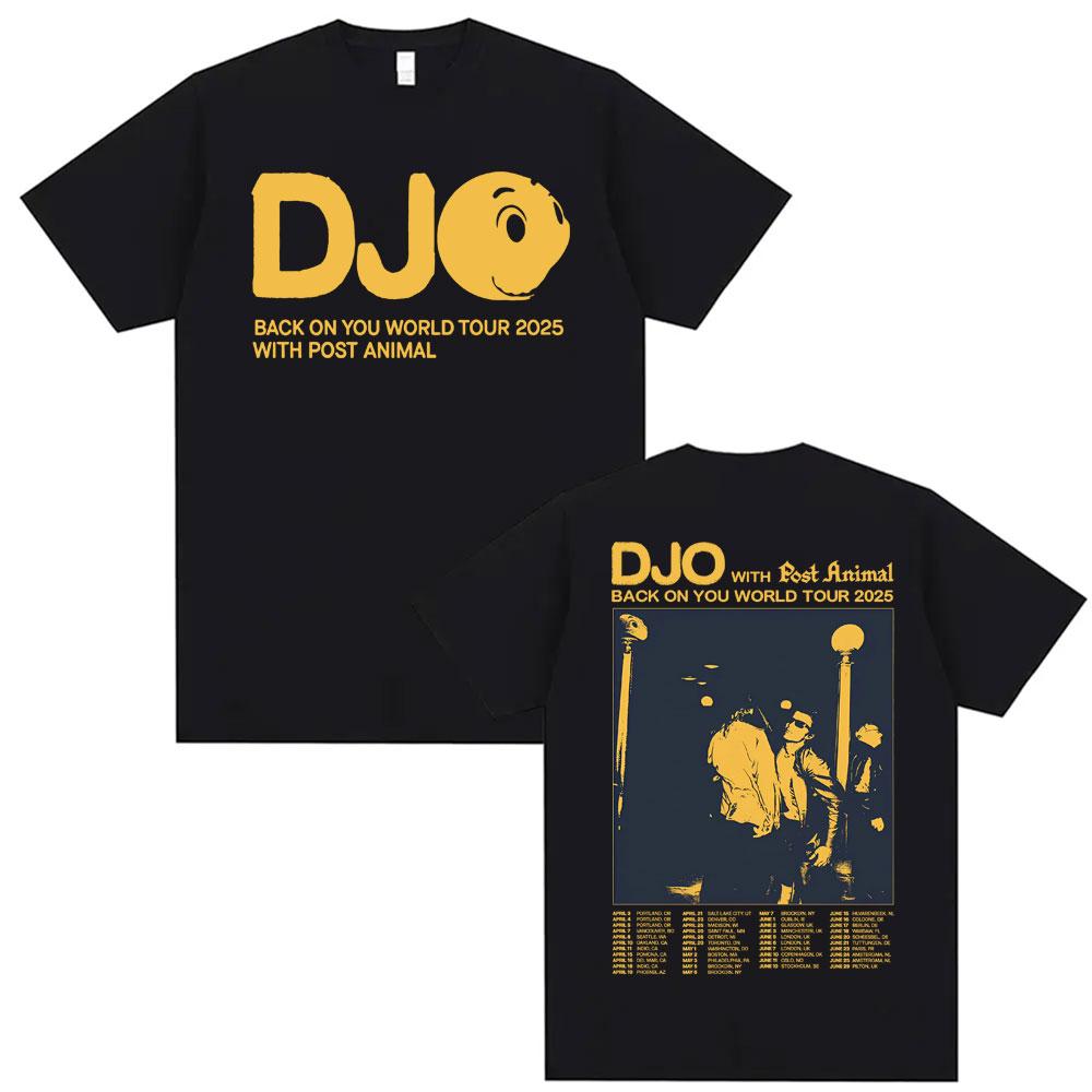 Djo Back on You World Tour Graphic Tshirts Unisex Women Clothing Fashion High Street Tshirt Casual Cotton Oversized Y2K Top