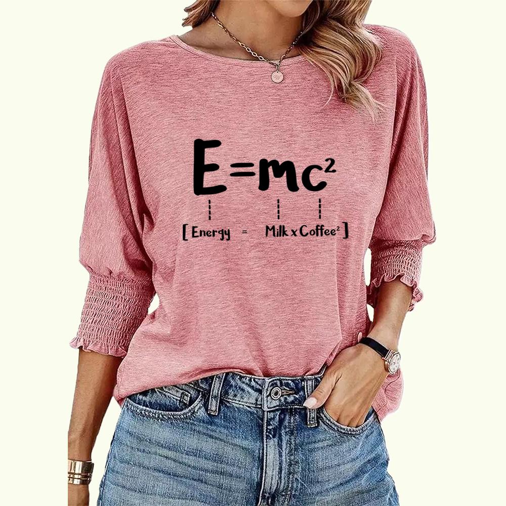 Большие размеры Женская модная свободная футболка весна-лето с круглым вырезом — фото 8