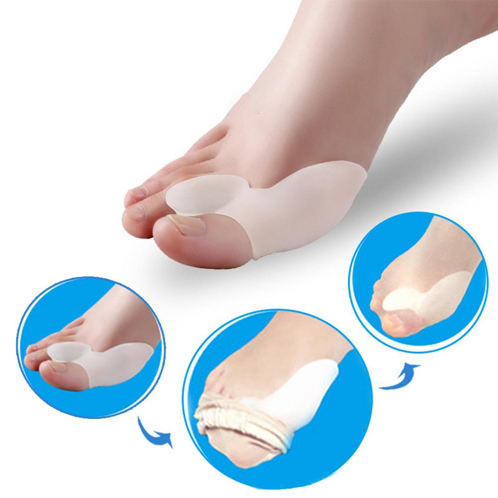 Hallux Valgus Guard Soft Silicone Corrector Separator Bunion Pain Protection Feet Straightener for Man Woman