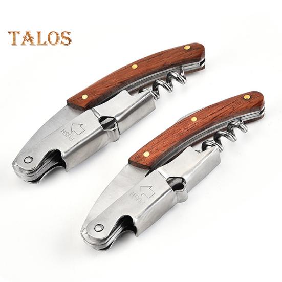 Bottle Opener Foldable Remove Beer Caps Wide Application Durable Manual 3-in-1 Bottle Opener Corkscrew with Cutter Household Supplies