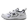 New Balance 408 Comfortable Fabric Leather Durable Breathable Lightweight Low-Top Running Shoes Unisex Sneakers White Black ML408I