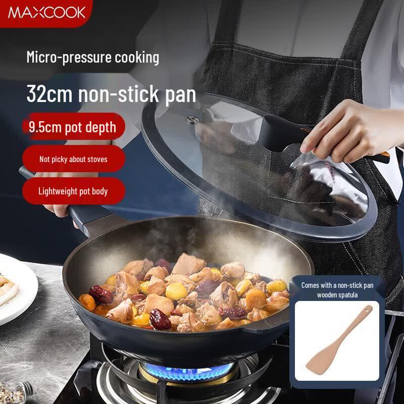 MAXCOOK Мастер-Шеф Микро-давление 32 см Антипригарный Вок