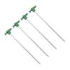 4pack Ice Fishing Shelter Anchors Wind Resistant Stakes Portables Tent Pegs for Secure Tent Attachments