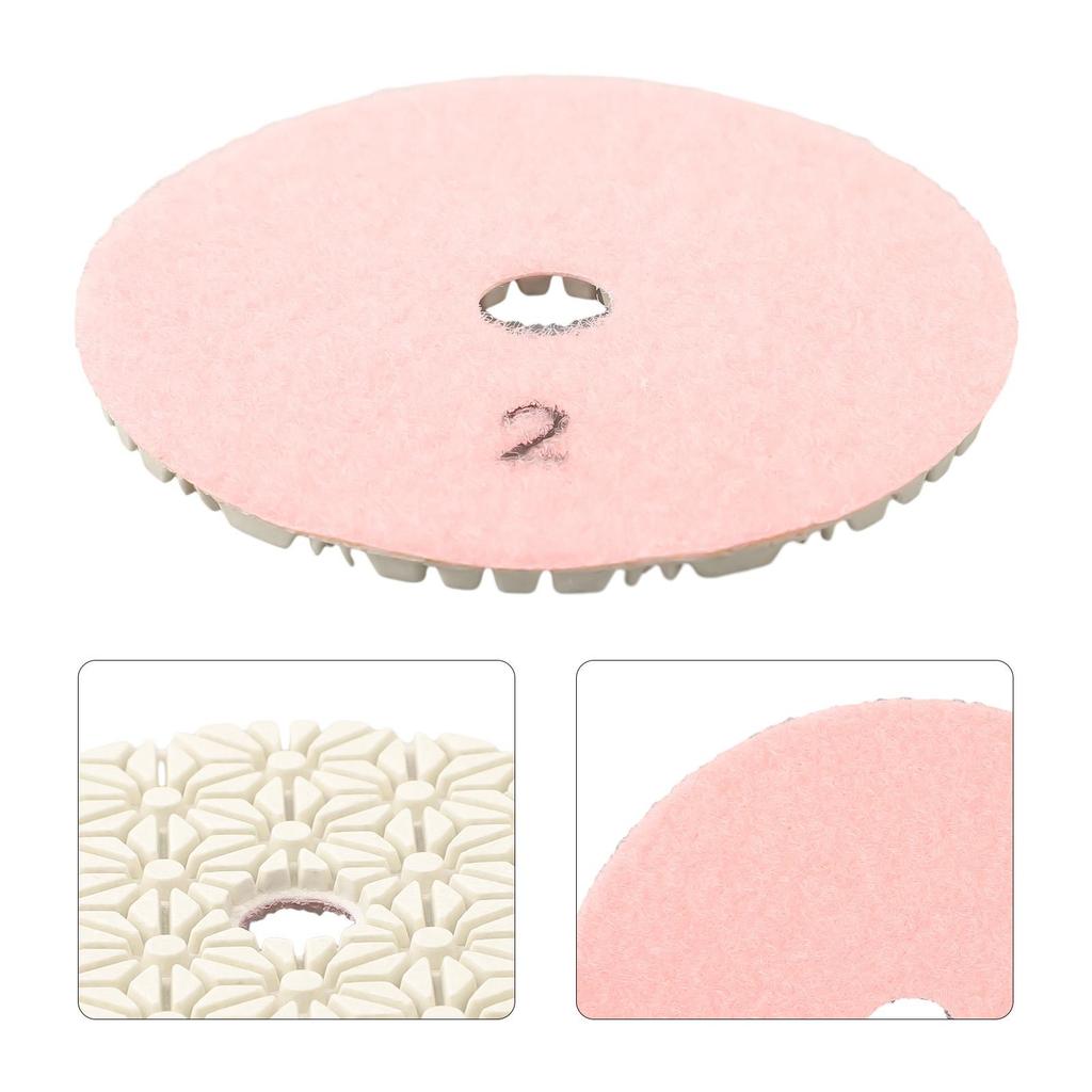 1pc Polishing Pad 4 Inch Car Cement Floor For Granite