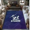 Melbourne Storm Tappeto in Velluto di Cristallo Morbido Anti?Tappetino Antiscivolo Comodo per Casa Soggiorno Camera da Letto Tappeto Decorativo