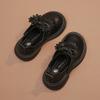 British Style Bowknot Girls Princess Leather Shoes Soft Sole Performance Flats