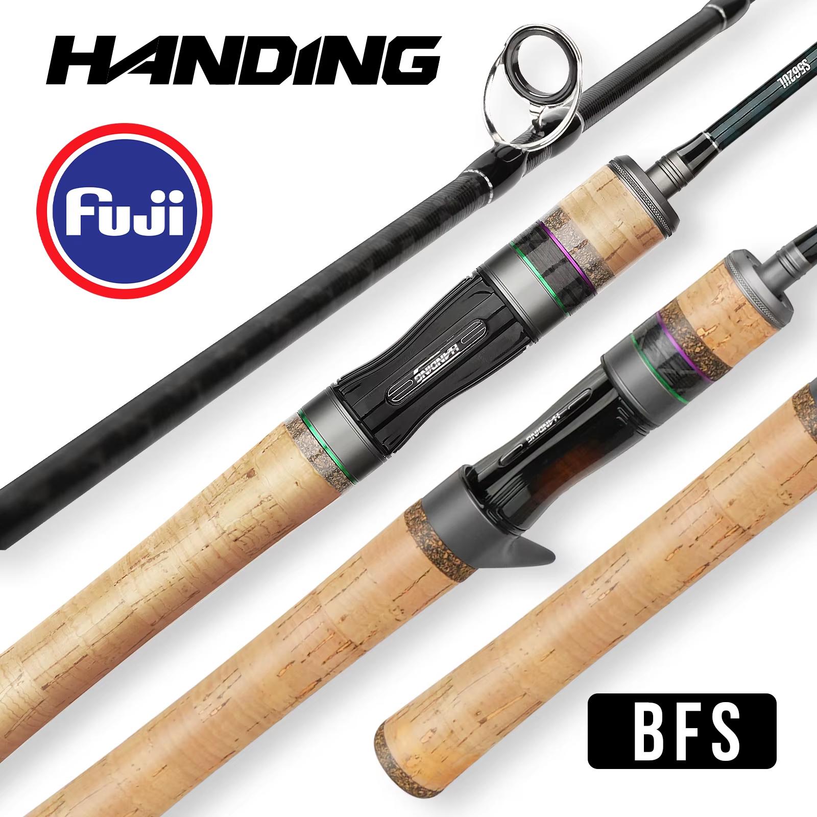 HANDING Magic L Micro BFS Fishing Rod Carbon Fishing Rod Lure Weight 1-8g FUJI® O+A Guide Rings UL/L Spinning Rod Casting Rod Spinning-1.41m-UL