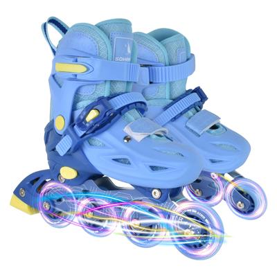 CCYCCL Inline Roller für Erwachsene und Kinder Junior Rollschuhe für und Verstellbare Atmungsaktive Vollständige Aufbewahrungstasche Inklusive Rollschuhe, Schuhe, Rollschuhe, Mädchen,