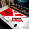 Écusson du Football Club Arsenal Tapis de Souris Tapis de Bureau, Tapis de Souris Gaming Mousepad, Tapis de Clavier, Support en Caoutchouc Antidérapant Robuste, Cadeau