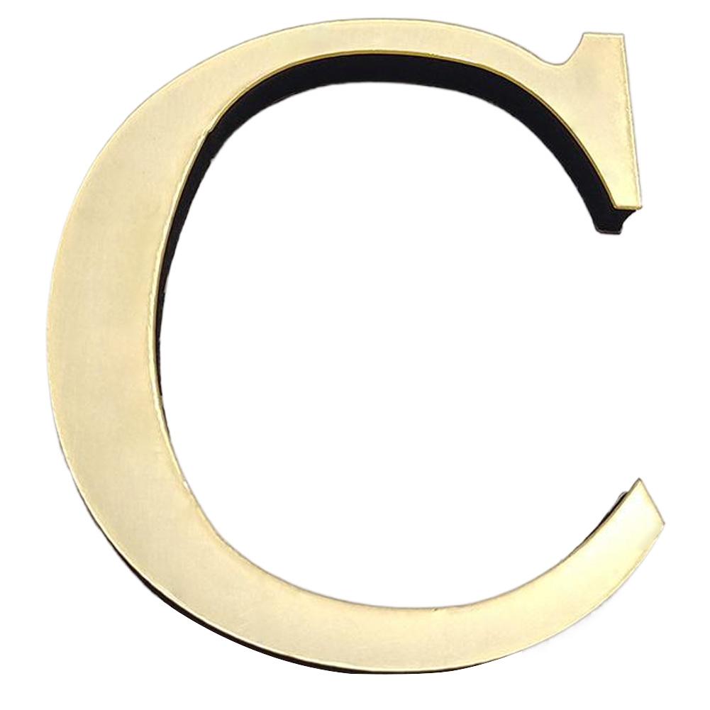 Stikere de Perete Acrilice 3D cu Litere Engleze de 20cm, Litere Decorative, Decorațiuni de Perete, Ornamente de Perete cu Alfabetul Auriu pentru Artă Murală